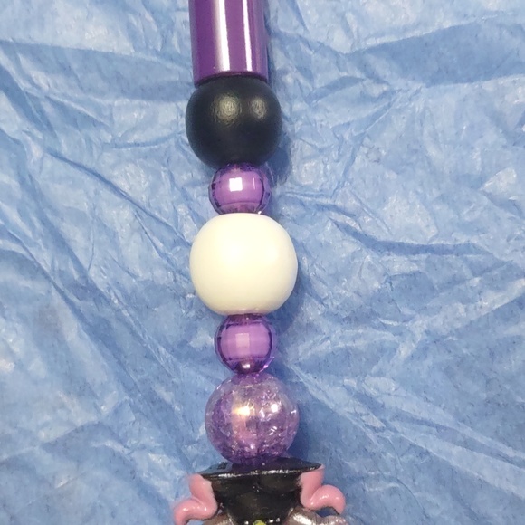 HOMEMADE DISNEY DOORABLE URSULA TOPPER BEADED PEN REMOVABLE TOPPER - Picture 4 of 6